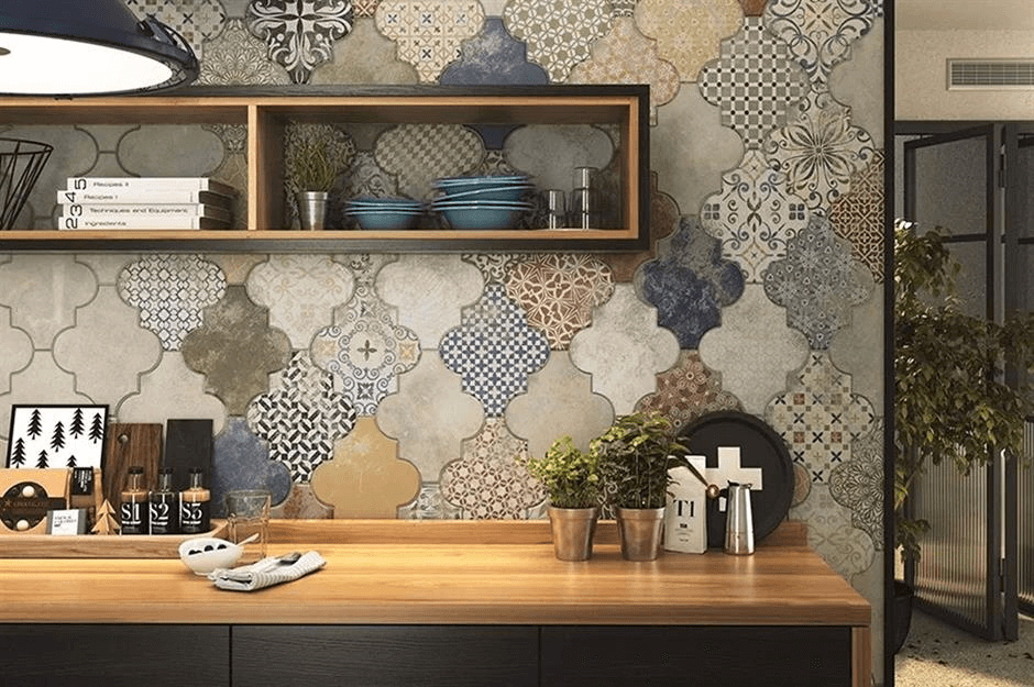 10 ideas originales para redecorar tu cocina con mosaicos de cemento
