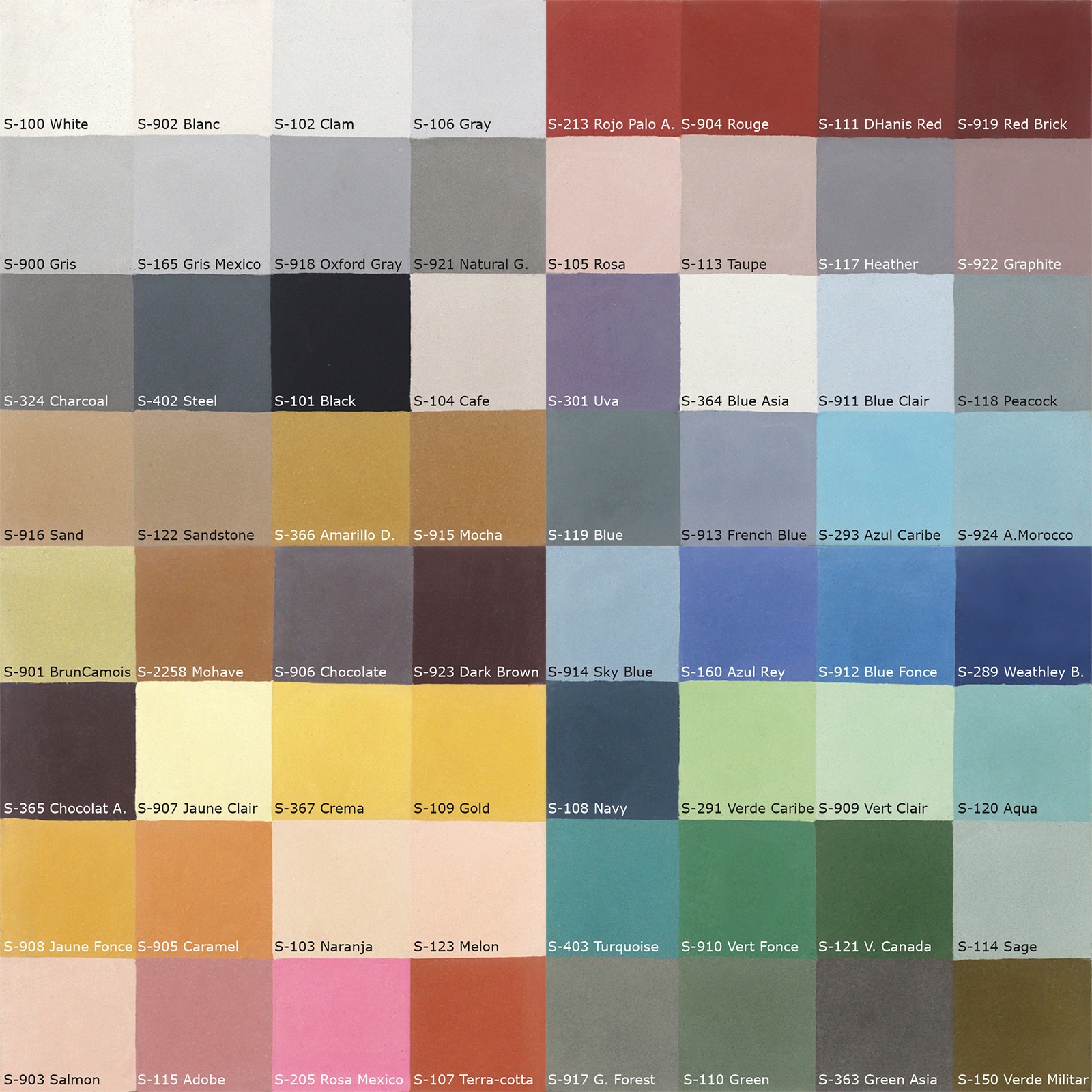 COLORS PALETTE 2020 (O)